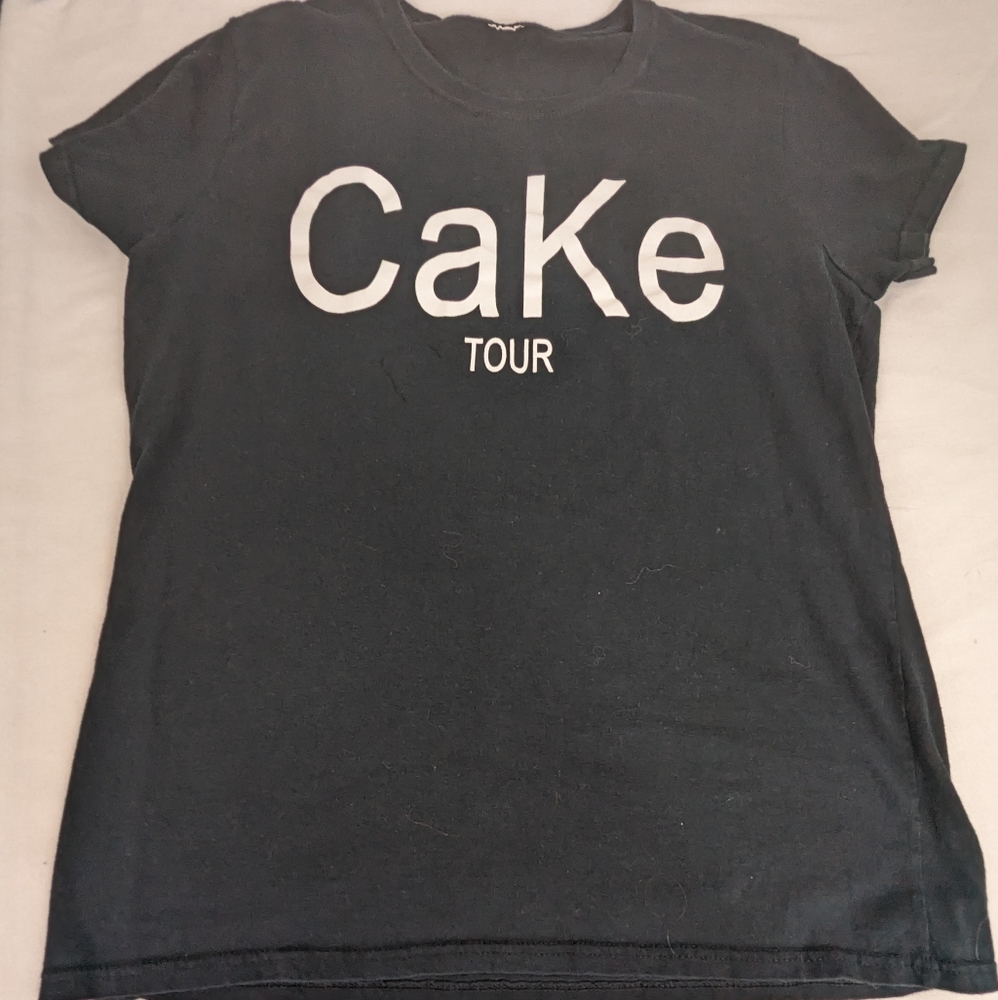 CAKE Tour Concert Tshirt Black Small